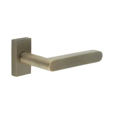 Click Here To Enlarge This Photo Of CR-101D4AB Frelan Hardware CRES Multi Point Rectangular Rose Door Handle Antique Brass (SS316)