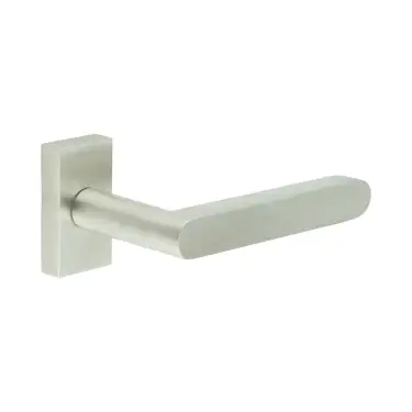Click Here To Enlarge This Photo Of CR-101D4SSS Frelan Hardware CRES Multi Point Rectangular Rose Door Handle Satin Stainless Steel (SS316)
