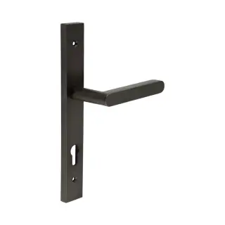 CR-101G4DB Frelan Hardware CRES 92mm Multi Point Backplate Door Handle (215mm c/c) Dark Bronze (SS316)