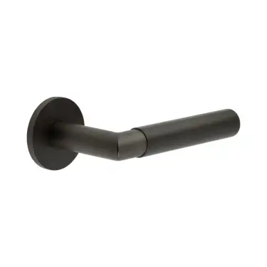 Click Here To Enlarge This Photo Of CR-102A2DB Frelan Hardware CRES Unsprung (Round Rose) Door Handle Dark Bronze (SS316)
