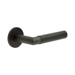 CR-102A2DB Frelan Hardware CRES Unsprung (Round Rose) Door Handle Dark Bronze (SS316)