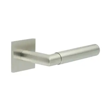Click Here To Enlarge This Photo Of CR-102B1SSS Frelan Hardware CRES Sprung (Square Rose) Door Handle Satin Stainless Steel (SS316)