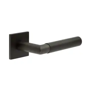 CR-102B2DB Frelan Hardware CRES Unsprung (Square Rose) Door Handle Dark Bronze (SS316)