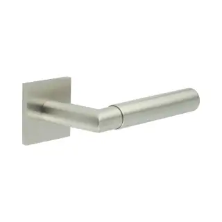 CR-102B2SSS Frelan Hardware CRES Unsprung (Square Rose) Door Handle Satin Stainless Steel (SS316)