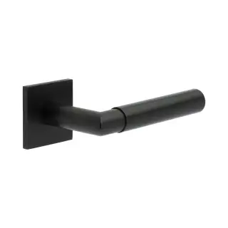 CR-102B3MB Frelan Hardware CRES Fixed Dead (Square Rose) Door Handle Black (SS316)