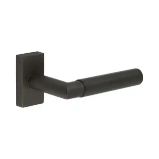 CR-102D4DB Frelan Hardware CRES Multi Point Rectangular Rose Door Handle Dark Bronze (SS316)