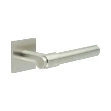 Click Here To Enlarge This Photo Of CR-103B1SSS Frelan Hardware CRES Sprung (Square Rose) Door Handle Satin Stainless Steel (SS316)