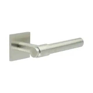 CR-103B2SSS Frelan Hardware CRES Unsprung (Square Rose) Door Handle Satin Stainless Steel (SS316)