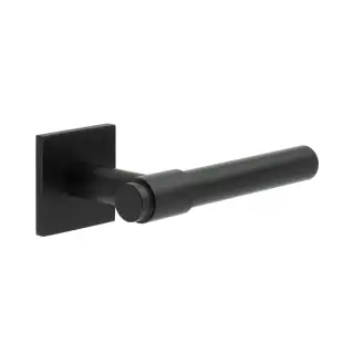 CR-103B3MB Frelan Hardware CRES Fixed Dead (Square Rose) Door Handle Black (SS316)