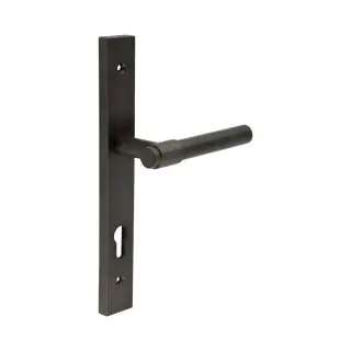 CR-103G4DB Frelan Hardware CRES 92mm Multi Point Backplate Door Handle (215mm c/c) Dark Bronze (SS316)