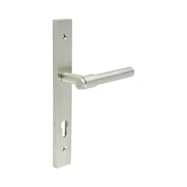 Click Here To Enlarge This Photo Of CR-103G4SSS Frelan Hardware CRES 92mm Multi Point Backplate Door Handle (215mm c/c) Satin Stainless Steel (SS316)
