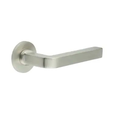 Click Here To Enlarge This Photo Of CR-104A1SSS Frelan Hardware CRES Sprung (Round Rose) Door Handle Satin Stainless Steel (SS316)