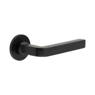 CR-104A3MB Frelan Hardware CRES Fixed Dead (Round Rose) Door Handle Black (SS316)