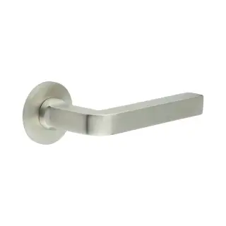 CR-104A3SSS Frelan Hardware CRES Fixed Dead (Round Rose) Door Handle Satin Stainless Steel (SS316)