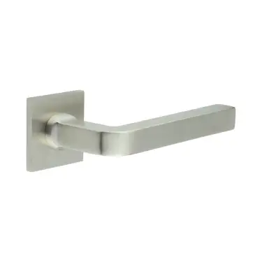 Click Here To Enlarge This Photo Of CR-104B1SSS Frelan Hardware CRES Sprung (Square Rose) Door Handle Satin Stainless Steel (SS316)