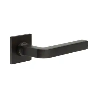CR-104B2DB Frelan Hardware CRES Unsprung (Square Rose) Door Handle Dark Bronze (SS316)