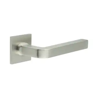 CR-104B3SSS Frelan Hardware CRES Fixed Dead (Square Rose) Door Handle Satin Stainless Steel (SS316)
