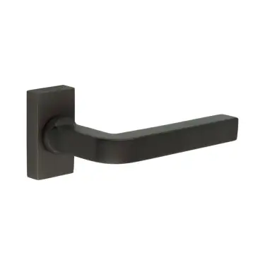 Click Here To Enlarge This Photo Of CR-104D4DB Frelan Hardware CRES Multi Point Rectangular Rose Door Handle Dark Bronze (SS316)