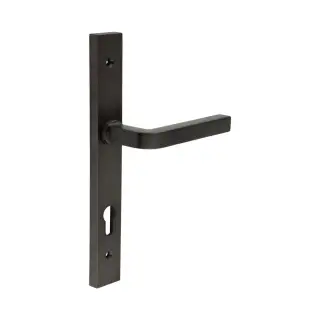 CR-104G4DB Frelan Hardware CRES 92mm Multi Point Backplate Door Handle (215mm c/c) Dark Bronze (SS316)