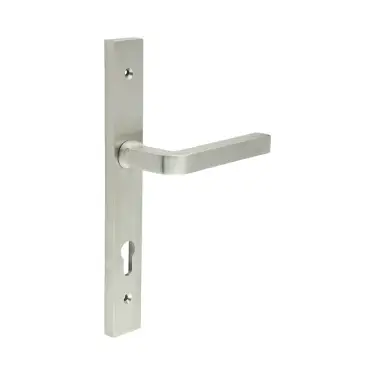 Click Here To Enlarge This Photo Of CR-104G4SSS Frelan Hardware CRES 92mm Multi Point Backplate Door Handle (215mm c/c) Satin Stainless Steel (SS316)