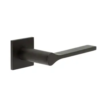 Click Here To Enlarge This Photo Of CR-105B3DB Frelan Hardware CRES Fixed Dead (Square Rose) Door Handle Dark Bronze (SS316)
