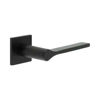 CR-105B3MB Frelan Hardware CRES Fixed Dead (Square Rose) Door Handle Black (SS316)