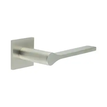 Click Here To Enlarge This Photo Of CR-105B3SSS Frelan Hardware CRES Fixed Dead (Square Rose) Door Handle Satin Stainless Steel (SS316)