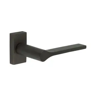 CR-105D4DB Frelan Hardware CRES Multi Point Rectangular Rose Door Handle Dark Bronze (SS316)