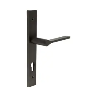 CR-105G4DB Frelan Hardware CRES 92mm Multi Point Backplate Door Handle (215mm c/c) Dark Bronze (SS316)