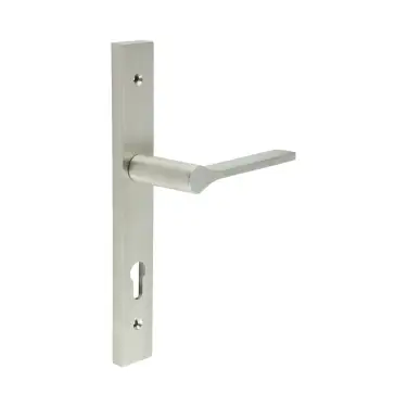 Click Here To Enlarge This Photo Of CR-105G4SSS Frelan Hardware CRES 92mm Multi Point Backplate Door Handle (215mm c/c) Satin Stainless Steel (SS316)