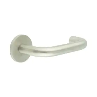 CR-106A1SSS Frelan Hardware CRES Sprung (Round Rose) Door Handle Satin Stainless Steel (SS316)