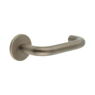 CR-106A2AB Frelan Hardware CRES Unsprung (Round Rose) Door Handle Antique Brass (SS316)