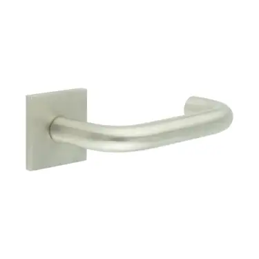 Click Here To Enlarge This Photo Of CR-106B1SSS Frelan Hardware CRES Sprung (Square Rose) Door Handle Satin Stainless Steel (SS316)