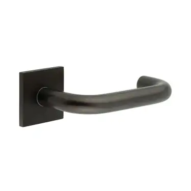 Click Here To Enlarge This Photo Of CR-106B2DB Frelan Hardware CRES Unsprung (Square Rose) Door Handle Dark Bronze (SS316)