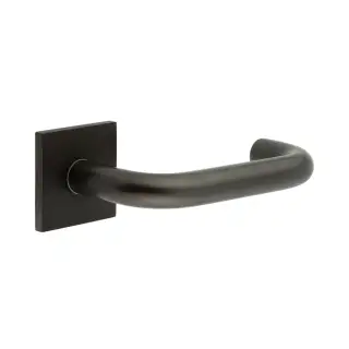 CR-106B2DB Frelan Hardware CRES Unsprung (Square Rose) Door Handle Dark Bronze (SS316)