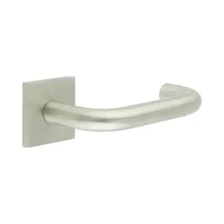 CR-106B3SSS Frelan Hardware CRES Fixed Dead (Square Rose) Door Handle Satin Stainless Steel (SS316)