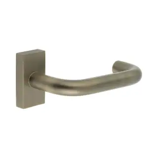 CR-106D4AB Frelan Hardware CRES Multi Point Rectangular Rose Door Handle Antique Brass (SS316)