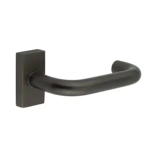 CR-106D4DB Frelan Hardware CRES Multi Point Rectangular Rose Door Handle Dark Bronze (SS316)