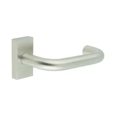 Click Here To Enlarge This Photo Of CR-106D4SSS Frelan Hardware CRES Multi Point Rectangular Rose Door Handle Satin Stainless Steel (SS316)