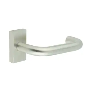 CR-106D4SSS Frelan Hardware CRES Multi Point Rectangular Rose Door Handle Satin Stainless Steel (SS316)