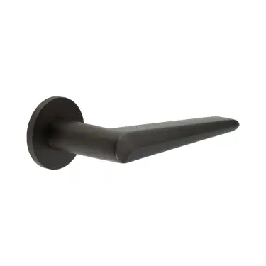 Click Here To Enlarge This Photo Of CR-107A1DB Frelan Hardware CRES Sprung (Round Rose) Door Handle Dark Bronze (SS316)