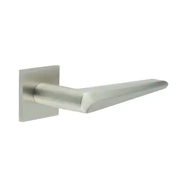 Click Here To Enlarge This Photo Of CR-107B1SSS Frelan Hardware CRES Sprung (Square Rose) Door Handle Satin Stainless Steel (SS316)