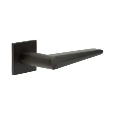 Click Here To Enlarge This Photo Of CR-107B2DB Frelan Hardware CRES Unsprung (Square Rose) Door Handle Dark Bronze (SS316)