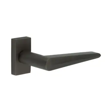 Click Here To Enlarge This Photo Of CR-107D4DB Frelan Hardware CRES Multi Point Rectangular Rose Door Handle Dark Bronze (SS316)