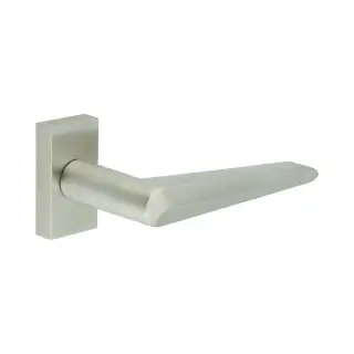 CR-107D4SSS Frelan Hardware CRES Multi Point Rectangular Rose Door Handle Satin Stainless Steel (SS316)