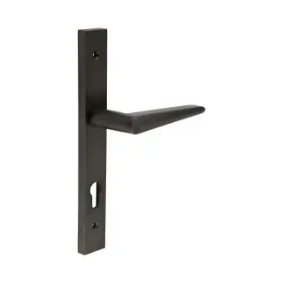 CR-107G4DB Frelan Hardware CRES 92mm Multi Point Backplate Door Handle (215mm c/c) Dark Bronze (SS316)
