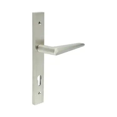 Click Here To Enlarge This Photo Of CR-107G4SSS Frelan Hardware CRES 92mm Multi Point Backplate Door Handle (215mm c/c) Satin Stainless Steel (SS316)