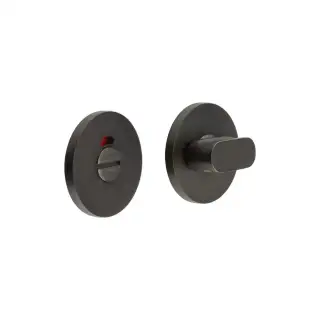 CR-801AJ7DB Frelan Hardware CRES Thumb Turn & Release (Round Rose) with Indicator Dark Bronze (SS316)