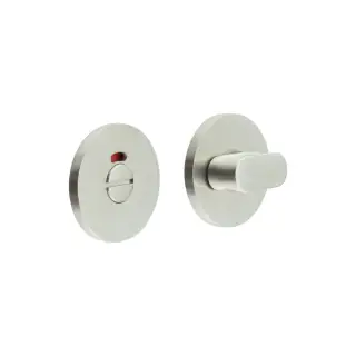 CR-801AJ7SSS Frelan Hardware CRES Thumb Turn & Release (Round Rose) with Indicator Satin Stainless Steel (SS316)