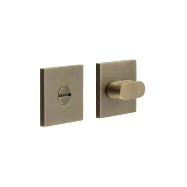 Click Here To Enlarge This Photo Of CR-801B7AB Frelan Hardware CRES Thumb Turn & Release (Square Rose) Antique Brass (SS316)